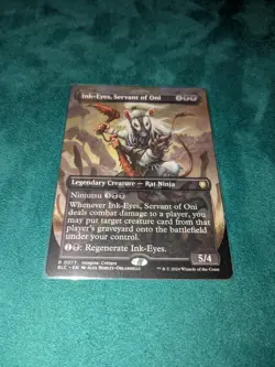 Ink-Eyes, Servant of Oni Borderless NM Non-Foil R 0077 BLC Magic The Gathering - Image 1
