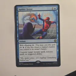 Magic: The Gathering Spider-Sense Instant Rare Blue Marvel 0046 English - Image 1