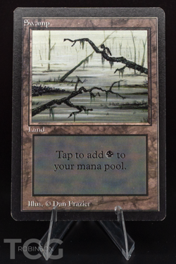 Swamp (C) - 1993 Magic the Gathering - Limited Edition Beta Regular - Image 1