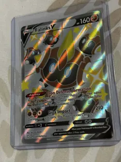Falinks V SV115/SV122 NM Full Art Shiny Rare Holo Shining Fates Pokemon Card - Image 1