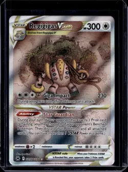 2023 Pokemon SWSH Crown Zenith Regigigas VST Galarian Gallery #GG55/GG70 - Image 1