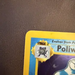 Pokemon Poliwrath Card base Set 13/102 Holo Rare NM - Image 4