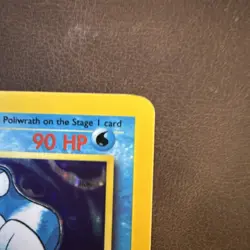 Pokemon Poliwrath Card base Set 13/102 Holo Rare NM - Image 5