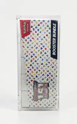 Sealed Pokemon Scarlet & Violet Mew 151 Booster Bundle Display & Acrylic Case - Image 3