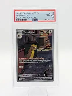 Gumshoos Pokemon Mega Evolution Illustration Rare #153 PSA 10 Gem Mint - Image 1