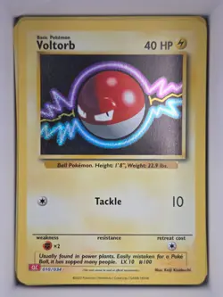 Pokemon TCG Voltorb 010/034 Trading Card Game Classic (CL) Holo Near Mint - Image 1