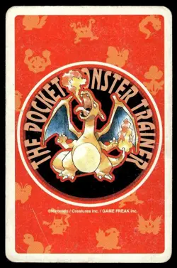 Mr. Mime 7 of Clubs Charizard Poker Deck Pokemon Japanese ~ HP - Image 2
