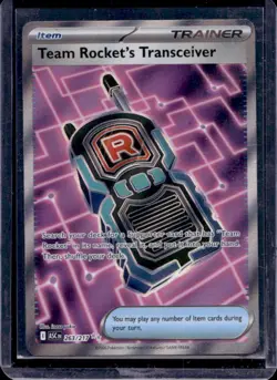2026 Pokemon Ascended Heroes Team Rocket's Transceiver Ultra Rare #263/217 - Image 1