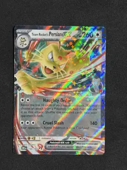 Team Rocket's Persian Ex Dounle Rare Holo #150/182 Pokemon Destined Rivals - Image 1