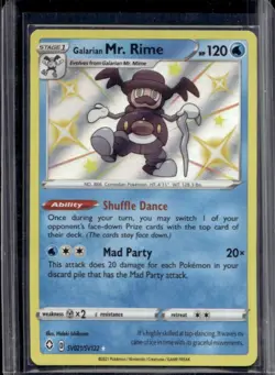 2021 Pokemon SWSH Shining Fates Galarian Mr. Rime Shiny Vault #SV021/SV122 - Image 1