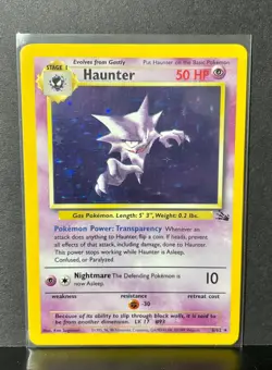 1999 Pokemon Fossil Haunter 6/62 Holo Rare Unlimited Edition - Image 1