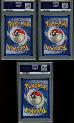 PSA 1 Sequential Vaporeon, Jolteon, Flareon 1st Ed Holo Jungle Pokemon 1999 PR - Image 2