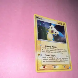 Pokemon Minun Holo Common 60 HP EX Trainer Kit 2 6/12 The Pokemon Company 2006 - Image 2