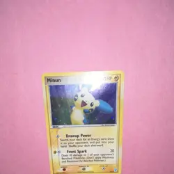 Pokemon Minun Holo Common 60 HP EX Trainer Kit 2 6/12 The Pokemon Company 2006 - Image 4