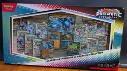 Pokemon TCG Prismatic Evolution Lucario Tyranitar EX Premium Collection LOT OF 3 - Image 1