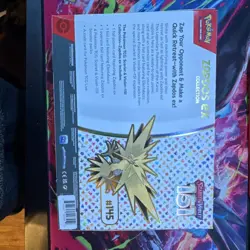 Pokemon TCG Scarlet & Violet 151 Zapdos EX Box Booster Promo Oversize English - Image 2