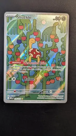 Pokemon Shuckle 136/132 Mega Evolution Illustration Rare Pack Fresh - Image 1