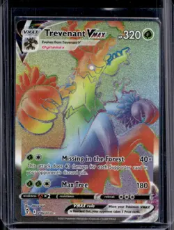 2021 Pokemon SWSH Evolving Skies Trevenant VMAX #206/203 - Image 1