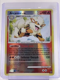 ARCANINE LV.48 2007 POKEMON SECRET WONDERS REVERSE HOLO RARE 22/132 Q2045 - Image 1