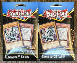 YU-GI-OH! TCG MYSTERY PACK LOT X2 (25 CARDS PER PACK/5 RARE) NEW FACTORY SEALED - Image 1