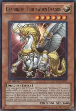 Gragonith, Lightsworn Dragon - SDDC-EN010 - Common - 1st Edition - Lightly Playe - Image 1