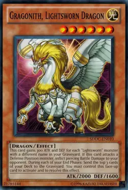 Gragonith, Lightsworn Dragon - SDDC-EN010 - Common - Unlimited - Near Mint - Image 1