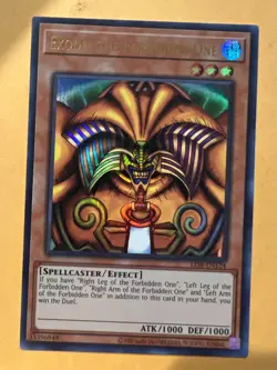 Exodia the Forbidden One LOB-EN124 The Legend of Blue Eyes White Dragon NM+ - Image 1