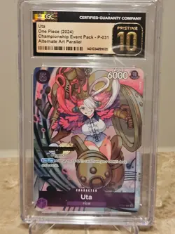 One Piece TCG Uta CS 2023 Celebration Pack #P-031 CGC Pristine 10 Alt Art Promo - Image 1