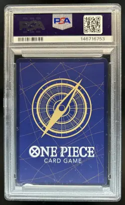 2024 One Piece Two Legends Monkey.D.Luffy Treasure Rare #OP07-109 PSA 9 - Image 2