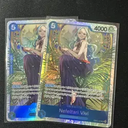 1x Bandai One Piece CCG Nefeltari Vivi SR EB03-024 Foil Blocker English - Image 1