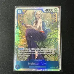 1x Bandai One Piece CCG Nefeltari Vivi SR EB03-024 Foil Blocker English - Image 2