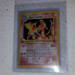 Pokemon Blaine's Charizard Holo Gym Challenge 100 HP Card 2/132 WOTC - Image 1