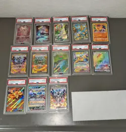 Pokemon PSA Lot Of 13 Cards - Image 1