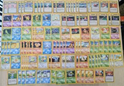 Pokemon Vintage Base Set Unlimited Bulk Lot w/ Starters (100+ Cards) - Image 1