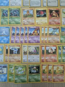 Pokemon Vintage Base Set Unlimited Bulk Lot w/ Starters (100+ Cards) - Image 3