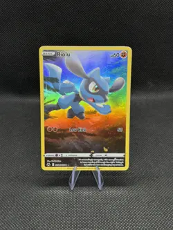 Riolu GG26/GG70 Crown Zenith Galarian Gallery Full Art Holo Card - Image 1