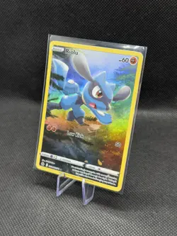 Riolu GG26/GG70 Crown Zenith Galarian Gallery Full Art Holo Card - Image 3