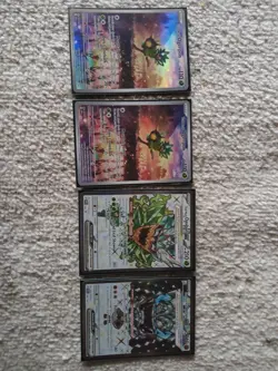 Pokemon Twilight Masquerade Ogerpon EX Foil Full Art Card Lot (4 Cards) - Image 1