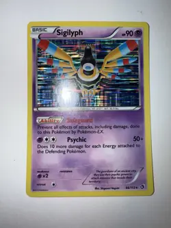 Sigilyph - 66/113 - Pokemon Legendary Treasures Black White Holo Rare Card NM - Image 2
