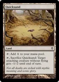 4x Quicksand ~ Near Mint Worldwake MTG Magic x4 4 UltimateMTG Playset Land Card - Image 1