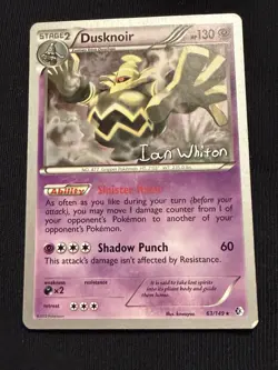 Dusknoir 63/149 Pokemon 2013 World Championships Card LP - Image 1