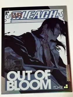 OUT OF BLOOM UR UR-07 Bleach CCG TCG Anime Collectible Card - Image 1