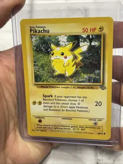 Pokemon Card Pikachu Jungle 60/64 WOTC Card Unlimited NM/MT Near Mint Pokemon - Image 1
