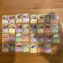2006 Pokemon TCG Delta Species 31 Card Lot Pichu Treecko Totodile Wooper - Image 1