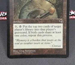 MTG Grindstone- DAMAGED -Tempest Magic the Gathering Card #290 - Image 4