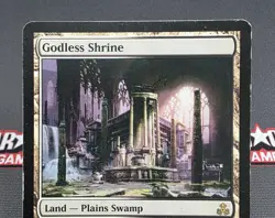 MTG Godless Shrine- Signed -Guildpact Magic the Gathering Card #157 - Image 3