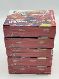 Lot of (5) Magic The Gathering Spider-Man Collector Boosters Sealed Boxes - Image 3