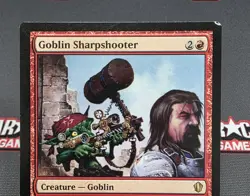 MTG Goblin Sharpshooter- DAMAGED -Commander 2013 Magic the Gathering Card #111 - Image 3