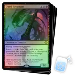FOIL QARSI REVENANT X4 Tarkir: Dragonstorm TDM Magic MTG MINT CARD - Image 1