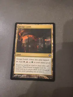 Savage Lands - Shards of Alara - NM, English MTG Magic FLAT RATE SHIP m2 - Image 1